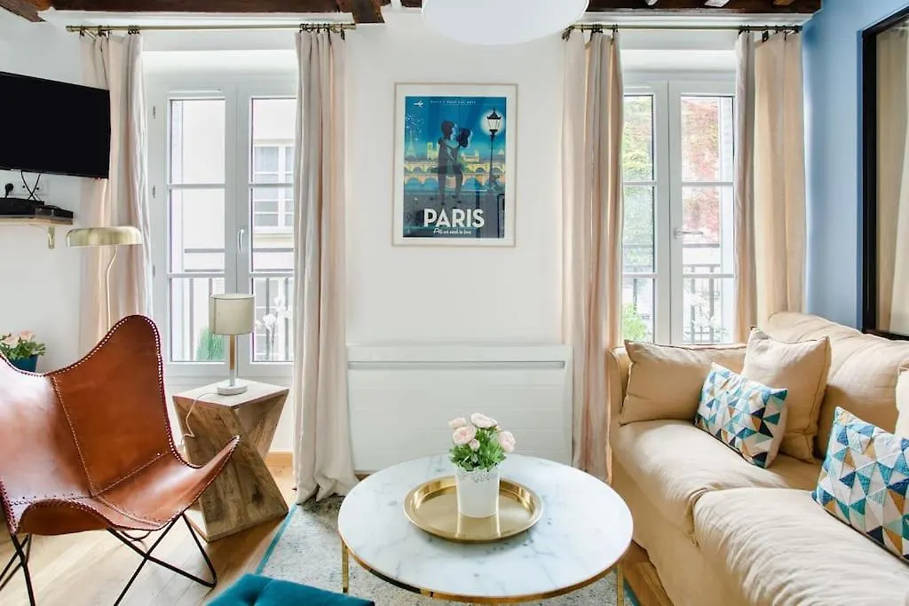 Marais2 Place Des Vosges Peaceful Air-Conditioned Paris Apartment