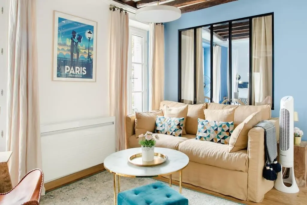 Апартаменты Marais2 Place Des Vosges Peaceful Air-Conditioned Париж Франция
